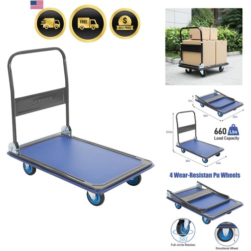 Carrello pieghevole spinta - carrello, a