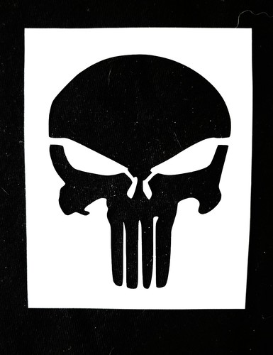 Stencil riutilizzabile teschio - stencil,
