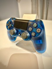 ?  OFFICIAL Sony PS4 DualShock Controller - Blu Crystal CUSTOM | Batteria Nuova