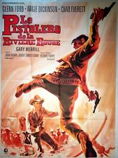 Locandina Cinema Western Il Pistolero Softshell Della River Rosso - 120 X 160 CM
