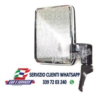 SPECCHIO RETROVISORE CROMATO DESTRO PER TOYOTA LAND CRUISER LJ70 DAL 1984 AL 90