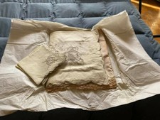 Antica tovaglia per 12 pers. +