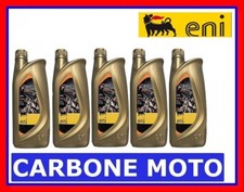5 LITRI OLIO ENI AGIP I-RIDE MOTO 10W40 ACEA A3 API SL JASO MA,MA2