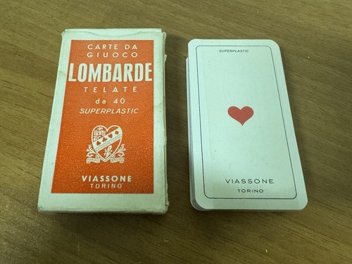 Mazzo carte gioco telate - di,