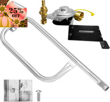 Kit regolatore griglia Weber Q e tubo bruciatore 17" 80477 69957 adatto ai modelli Q100 Q120