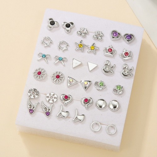 Set paia orecchini cuore - set, 18