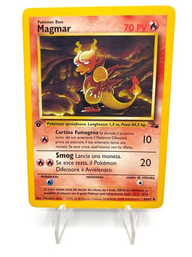 Carta pokemon magmar - carta, set