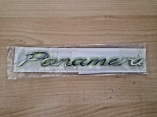 Scritta Emblema Originale PORSCHE Panamera Giallo/Cromato 971853675D