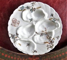 Piatto ostriche porcellana