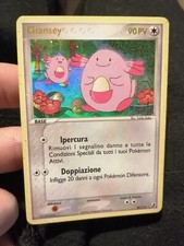 Carta Pokemon Chansey 20/115 Ex Forze Segrete Rara Reverse Holo Logo Stamp Ita