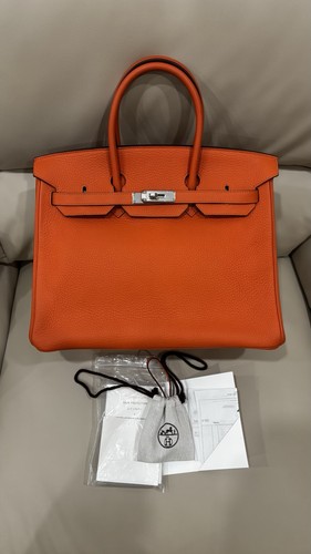 Hermes birkin clemence - hermes, 35