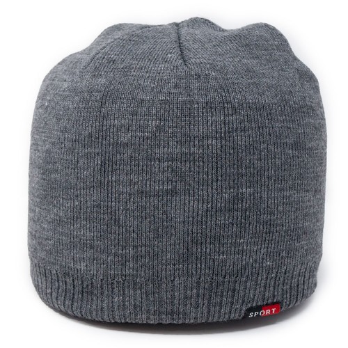 Cappello grigio invernale uomo