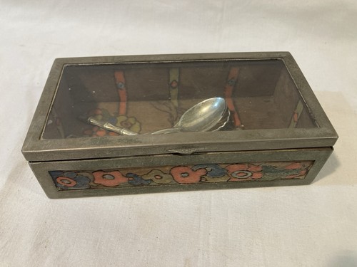 Scatola legno dipinto - in,