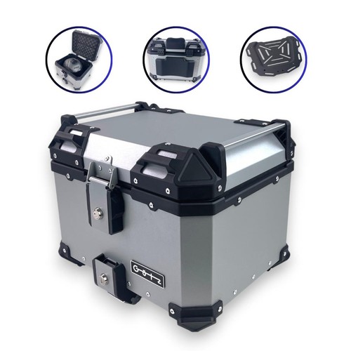 Valigia moto alluminio pro3 - alluminio,
