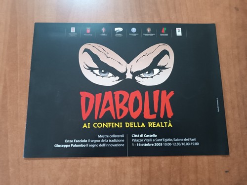 Diabolik folder mostra - diabolik, città