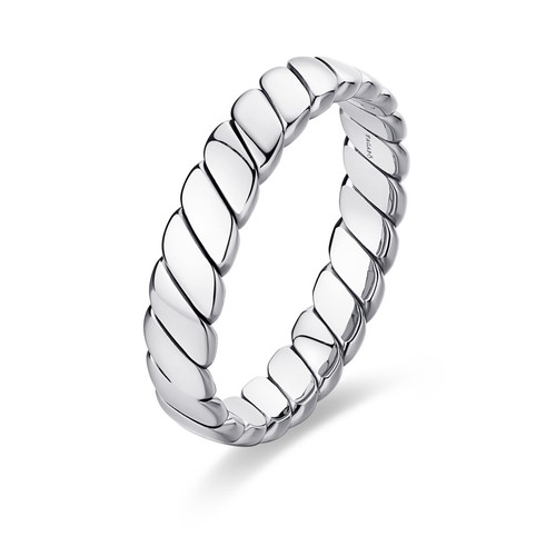 Anello fedina forma fune - forma,