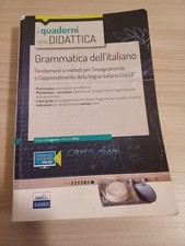 Manuale preparazione concorso docenti, grammatica dell'Italiano L2