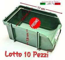 10 Cassetto Scatola Contenitore Impilabile Componibile da Magazzino Garage Terry