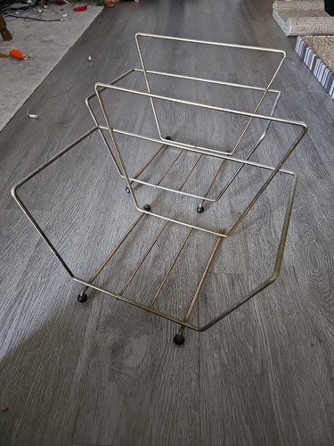 Porta dischi vinile ottone - dischi,