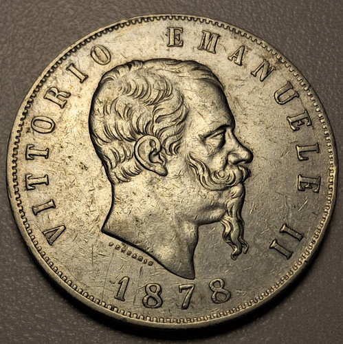 Lire stemma 1878 regno - 1878,
