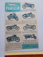 Parilla produzione modelli 1953 depliant italiano originale