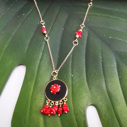Collana lunga argento - in,
