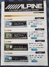 CATALOGO ALPINE CAR AUDIO AND NAVIGATION SYSTEMS 2002 SPRING
