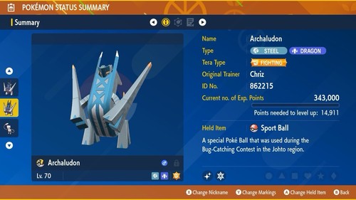 Shiny archaludon pokémon - shiny,