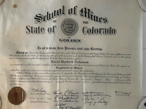 1927 golden colorado scuola - golden,