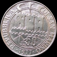 San Marino 50 Lire 1977