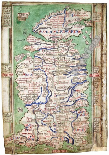 Antica gran bretagna mappa - antica,