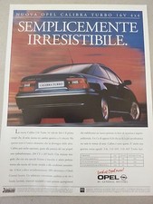 *ADVERTISING PUBBLICITA' CALIBRA 2.0i TURBO 16 VALVOLE  - 1993