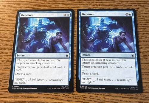 Mtg depower marvel super - x2,