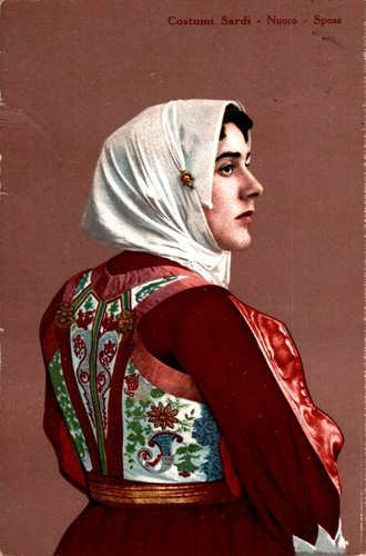Nuoro sposa costume - nuoro, piccolo