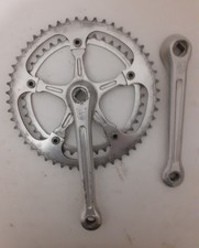 Guarnitura bici corsa marcata CASCELLA doppia corona denti 52/42 Bianchi Colnago