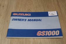 Suzuki GS1000 Manuale d'uso