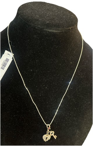 Collana guess argento strass - collana,