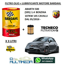 FILTRO OLIO E LUBRIFICANTE BARDAHL XTC 10W50 ABARTH 500 (595) 1.4 107KW 145 CV
