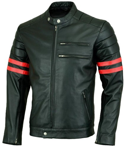 Cappotto motociclista uomo