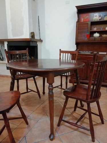 Tavolo rotondo legno teck - tavolo,