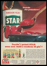 Anni '60 * Pubblicità Originale "Star Pomodori Pelati, Guarda che Pomodoro!" in