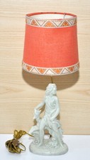 Lampada abat jour statua
