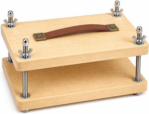 Pressa per rilegatura - in, legno