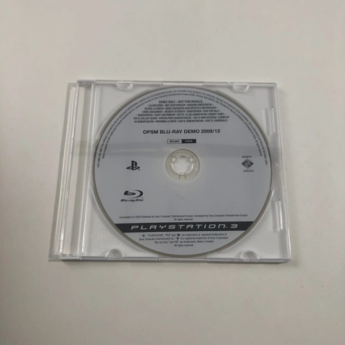 Ps3 opsm blu ray demo - ps3,