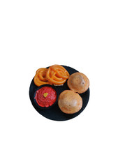 @ Miniatura Jalebi Kachori con