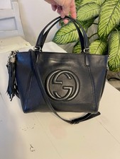 GUCCI Tote bag SOHO GG TOP HANDLE Pelle Borsa a Spalla  Bauletto Gucci