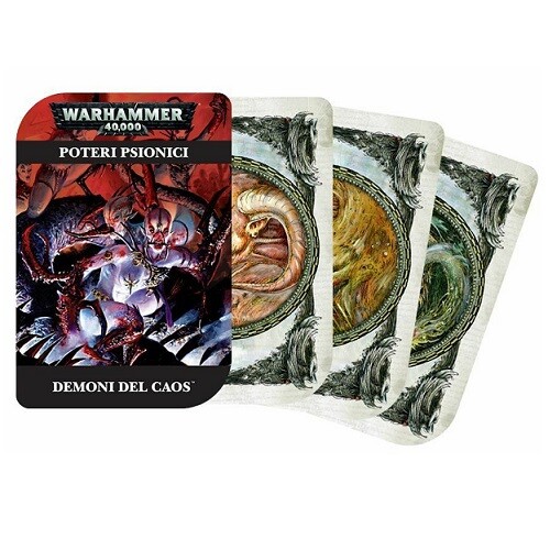 Carte gioco warhammer - carte, da