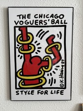 Keith Haring "The Chicago Voguer's Ball, Style For Life", POSTER 12x18 pollici