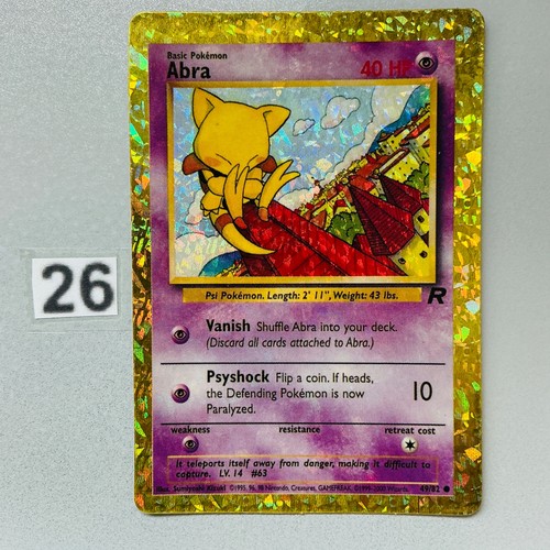 Abra team rocket vending - abra, 49/82