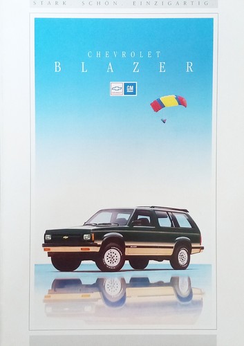 Blazer chevrolet 199 brochure - blazer,